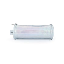 Trousse ronde - 1 compartiment - Hologramme Glitter - Cultura