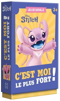 Stitch - c'est moi le plus fort ! jeu de cartes (bataille) - disney