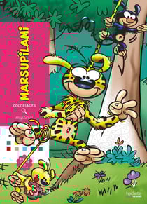 Coloriages mystères - Marsupilami : Colorie les chiffres et découvre l'image