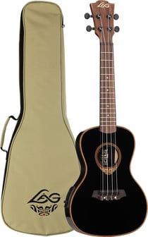 Lâg Tiki Uku 118 Concert - Ukulélé électro - Noir