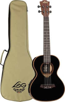 Lâg Tiki Uku 118 Tenor - Ukulélé électro - Noir