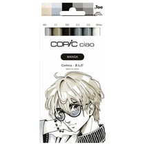 Lot de 6 marqueurs alcool Copic Ciao - Manga Comics
