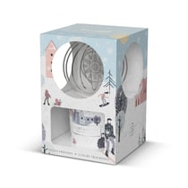 Coffret décoration de sapin avec bougie