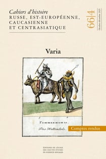 Cahiers du monde russe et soviétique n.66 : varia