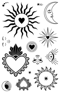 Planche de tampon Artemio - Céleste