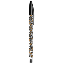 Stylo-Bille Cristal - Bic - Pointe Moyenne ( 1,0 mm ) - Encre noire - Léopard