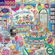 Puzzle 1000 pièces - Sweet Shop - Eeboo - Fromat carré