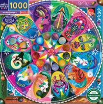 Puzzle 1000 pièces - Horoscopes - Eeboo - Fromat carré