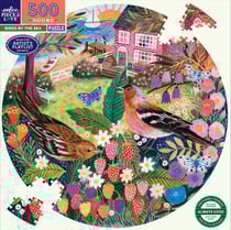 Puzzle 500 pièces - Birds by the Sea - Eeboo - Fromat ronf