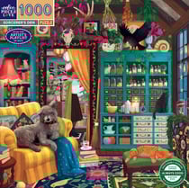 Puzzle 1000 pièces - Sorcerer's Den - Eeboo - Fromat carré