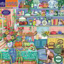 Puzzle 1000 pièces - Harvest Kitchen - Eeboo - Fromat carré