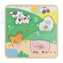 Mon premier puzzle tactile - Animaux de la ferme