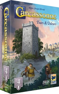 Carcassonne : Tours et voleurs - Z-man games - Extension de jeu