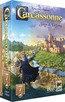 Carcassonne : Siège et défense - Z-man games - Extension de jeu