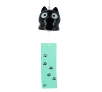 Cloche Furin en céramique - Neko Noir