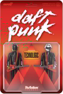 Lot se 2 figurines ReAction Figures Wv1 - Daft Punk - Human After All