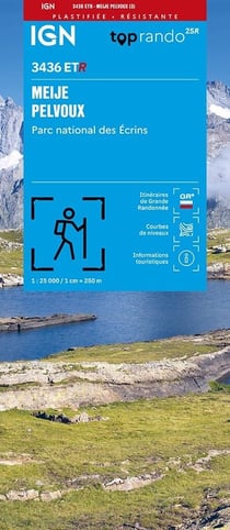 3436ETR : Meije, Pelvoux - Parc national des Écrins (3e édition)