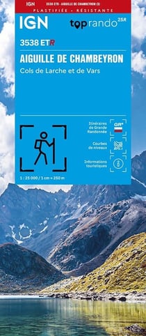 3538ETR : Aiguille de Chambeyron - Cols de Larche et de Vars (3e édition)