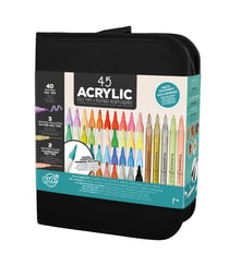 Trousse de 45 feutres acryliques - Buki