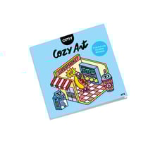 Livre de coloriage Cozy Art Supermarket - Omy