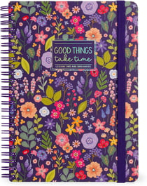 Carnet Legami - Multicolore – A4 21 x 29,7 cm – Good things take time - 160 pages lignées