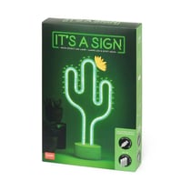 Lampe LED à Effet Néon Legami - Cactus - It’s a Sign
