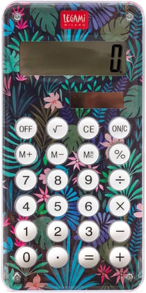Calculatrice scolaire Legami - Primaire - Fleur
