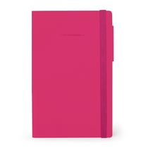 Cahier Legami - Rose – 13 x 21 cm – Framboise - 192 pages lignées