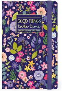 Cahier Legami - Vert– 13 x 21 cm – Good things take time - 164 pages