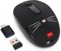 Souris sans fil Legami - Kitty - Noir