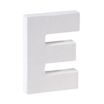 Lettre majuscule H - Carton maché - 12 cm - Créalia