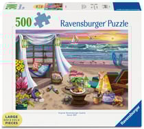 Puzzle 500 pièces - Soirée sur la plage - Puzzle à grosses pièces