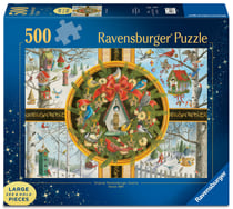 Puzzle 500 pièces - Le chant de Noël des oiseaux - Puzzle à grosses pièces