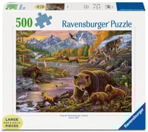 Puzzle 500 pièces - La nature sauvage - Puzzle à grosses pièces