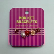 Kit bracelets rose