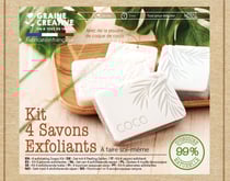 Kit DIY - Savons exfoliants - Noix de coco