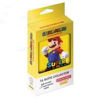 Super Mario 2 boite métal 13 poch + 2 cartes el (6 visuels différents) - Panini