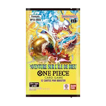 1 Booster de 12 cartes pour jeu de cartes à collectionner - One Piece- OP15 Aventures sur l'île de Dieu - Bandai