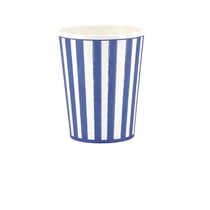 Lot de 6 gobelets Artyfêtes - Mix&Match - Bleu et blanc - 255 ml