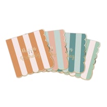 Lot de 16 serviettes Artyfêtes - Happy Birthday - 33 x 33 cm
