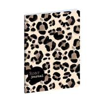 Cahier Exacompta - A6 10,5 x 14,8 cm – Léopard foncé - 48 pages lignées