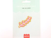 Ecusson thermocollant àpaillettes - Feuille
