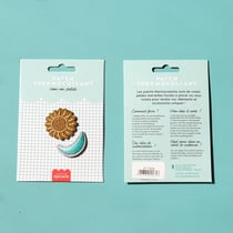 Ecusson thermocollant àpaillettes - Soleil & Lune