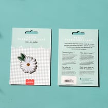 Ecusson thermocollant àpaillettes -  Marguerite