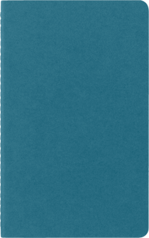 Lot de 3 cahiers Moleskine - Bleu ardent - Grand format - Pages lignées