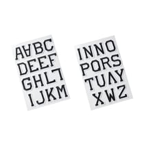 Patchs thermocollants alphabet - 16 cm - Créalia
