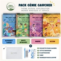 Les cahiers magiques de Caaly CP, CE1, CE2, gaucher - Pack génie
