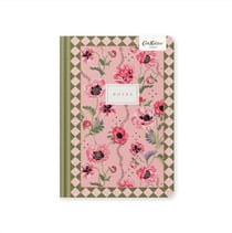 Carnet premium Ohh Deer - A5 14,8 x 21 cm – Pink Poppies - Pages lignées