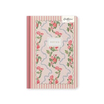 Carnet premium Ohh Deer - A5 14,8 x 21 cm – Rose Flutter Stripe - Pages lignées