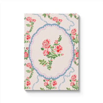 Carnet premium Ohh Deer - A5 14,8 x 21 cm – Rose Flutter Vignette - Pages lignées